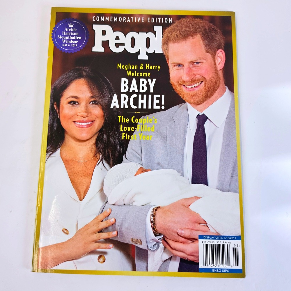 People Magazine Commemorative Edition Meghan Harry Welcome Baby Archie 2019